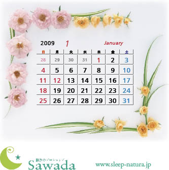 カレンダー200901月
